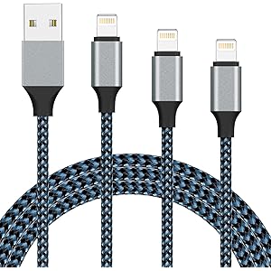 iPhone 充電ケーブル ライトニングケーブル 3本セット【2.8m/1.8m/1m】アイフォン USB 充電コード…