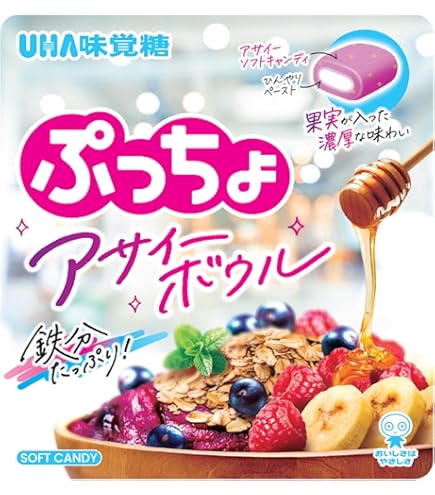 Amazon | UHA味覚糖 ぷっちょ袋 至幸のいちご 73g×6袋 | UHA味覚糖