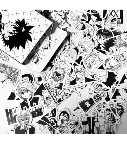 Amazon.co.jp: シール ステッカー 67枚セット 漫画 ゴン キルア