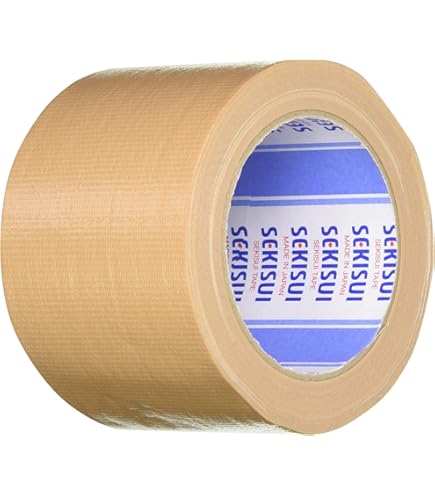 布テープ　600V 100x25 18巻　1ケース ガムテープ】 カラー布テープ No.600V 0.22mm厚 幅50mm×長さ25m