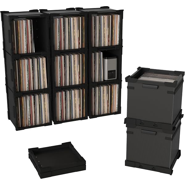 Amazon.co.jp: Victrola ヴィンテージビニールレコードストレージと