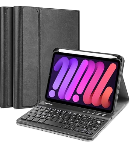 ZOMUN Ultra İnce Dokunmatik Yüzey Fare Bluetooth Klavye Kılıfı için iPad Air 4 / iPad Air 5