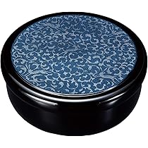 Amazon.co.jp: 紀州漆器 10.5茶びつ るり小紋(茶櫃)21554 : ホーム