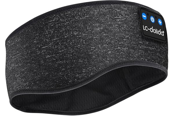 Headband, Bluetooth Headphones, Sleeping Eye Mask—Sports Headband, Sweat-wicking Headband, HiFi Sound Bluetooth Headphones, S