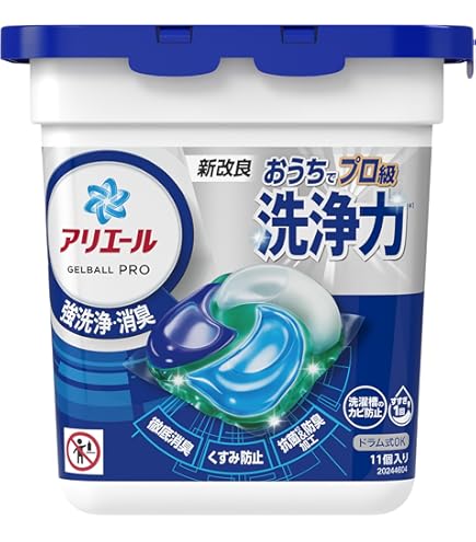 Amazon.co.jp: アリエール 洗濯洗剤 パワージェルボール3D 本体 18個入