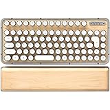 AZIO Bluetooth R.C.K. レトロクラシック・ワイヤレスキーボード メープル MK-RCK-W-02-JP
