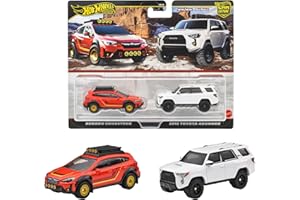 ホットウィール(Hot Wheels) プレミアム 2パック スバル クロストレック / 2018 トヨタ 4ランナー 乗り物おもちゃ ミニカー 3歳から マルチ JBK98