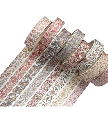 Amazon.co.jp: マスキングテープ 和紙テープ レトロ アンティーク風