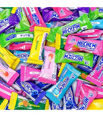 Amazon.co.jp: 森永製菓 HI-CHEW4種〈ハイチュウ2種・うまイチュウ・す