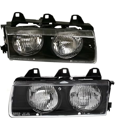 Amazon | AmeriLite 1992-1998 BMW 3シリーズ E36 2ドア クリアレッド