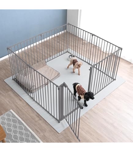 Amazon | アレンジサークル スチール 犬ケージ サークル | PEPPY