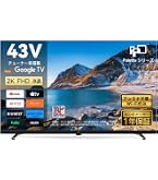 Amazon | FPD 43インチ テレビ Wチューナー内蔵 FHD 1080P 43V型 液晶
