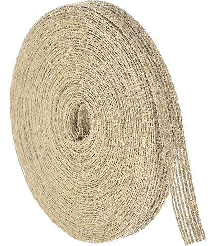 Amazon.co.jp: uxcell 1巻の天然麻リボン 3/4