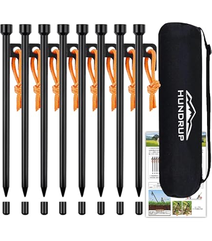 Amazon.co.jp: Gearfly テントポール 2セット入り 直径16mm 分割式 5本 
