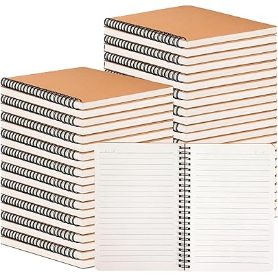 Aazon.co : Coopay 48 Pack Colorful Notebooks Journals Bulk A5 Size Lined Travel Set Subject - View #7