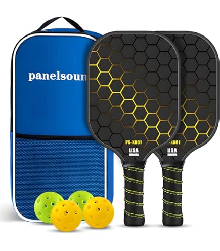 Amazon | Babolat MNSTR+ ピックルボールパドル (ブラック/イエロー