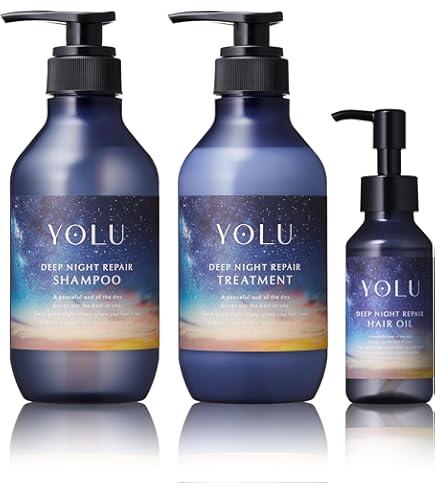 Amazon | YOLU ヨル | シャンプー トリートメント ヘアオイル 3点
