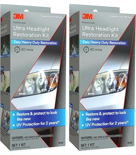 Cerakote Ceramic Headlight Restoration Kit – Restores & Coats Headlights (4x3x8 Inches)