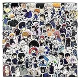 ブルーロックステッカー 100枚セット防水シール ステッカーパック デカール スーツケース 車 自転車 バイク ヘルメット パソコン スノーボードに(A7)