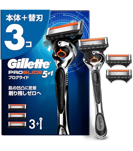 Amazon.co.jp: ジレット フュージョン プログライド 本体+替刃13個付