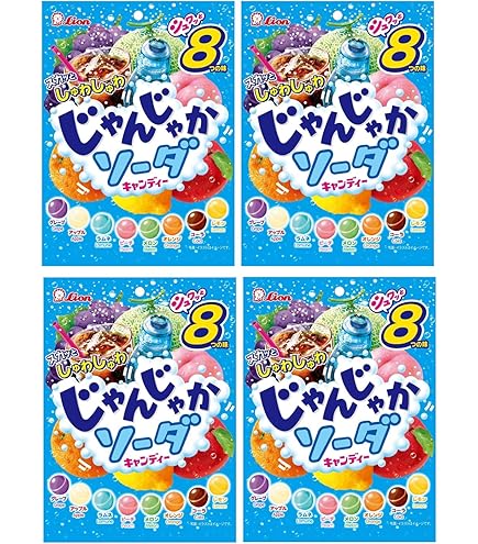Amazon.co.jp: ライオン菓子 じゃんじゃかソーダ 114g×6個 : 食品