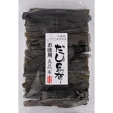 Amazon.co.jp: 北海道南茅部産 だし昆布お徳用真昆布 200g : 食品