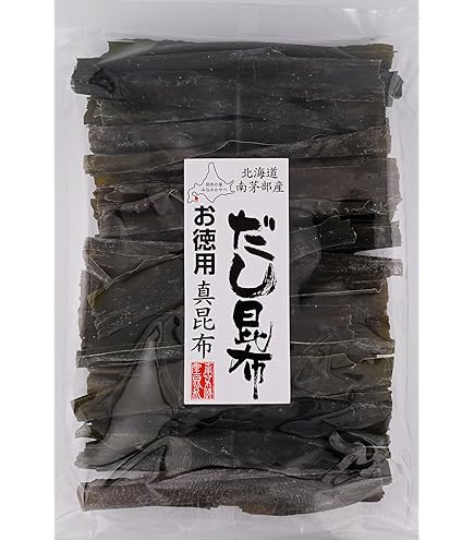 旧南茅部産 真昆布 最高級銘柄 業務用　プロ用 北海道南茅部産だし用真昆布（業務用）プレミアムカット1kg 函館梶原昆布店