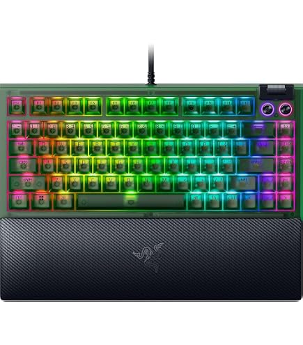 Amazon | Razer BlackWidow V4 75%メカニカルゲーミングキーボード