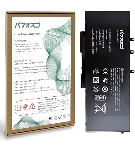 Amazon.co.jp: パフォスゴ for DELL 3HWPP 互换バッテリー 容量4250mAh