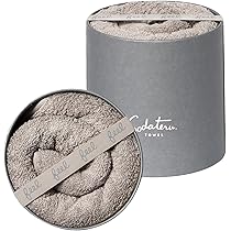 ギフトボックスセット (ムーングレージュ(茶系)) 育てるタオル「feel」バス 育てるタオル＞feel バスタオル2個ギフトセット：ムーン