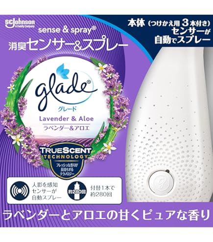 2個入り×8箱 グレード 消臭センサー&スプレー ラベンダー&バニラ Amazon.co.jp: ジョンソン グレード 消臭センサー&スプレー ラベンダー