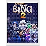 ダイヤモンドアート 「sing シング　ネクストステージ」映画sing2ダイヤモンドアート 動物 ダイヤモンド塗装キット 期間限定 クロスステッチキット ビーズアート全面貼り付けタイプ ラウンドビーズダイヤモンド刺繍 12"x16"