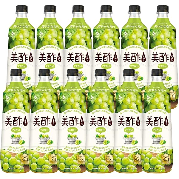 Amazon.co.jp: 公式 美酢 (ミチョ) 希釈タイプ ざくろ味 900ml 12本