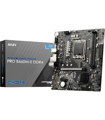 Amazon | MSI PRO B660M-A DDR4 マザーボード Micro-ATX [Intel B660
