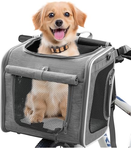 Amazon.co.jp: LSZIZZIT自転車 バスケット 犬 バスケットカバー ペット