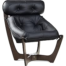 ギャラクシー ルナ ローバック パーソナルチェア 革張 ブラック　本革 51tYBDgY5AL._AC_UF350,