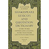 Amazon | Shakespeare Lexicon and Quotation Dictionary: A Complete