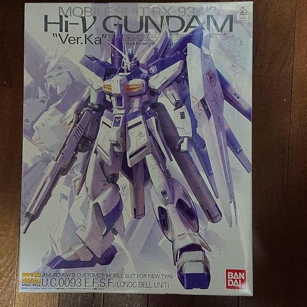 Amazon | MG 1/100Hi-νガンダム Ver.Ka 未組み立て ハイニューガンダム 
