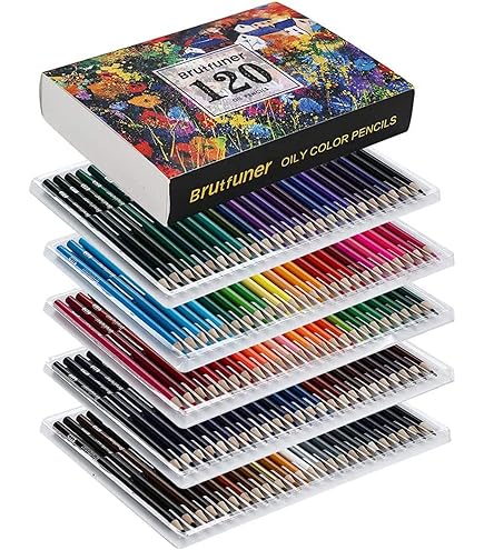 Amazon | [プロ仕様] 油性色鉛筆 120色 セット プロ 鉛筆削り付き 大人