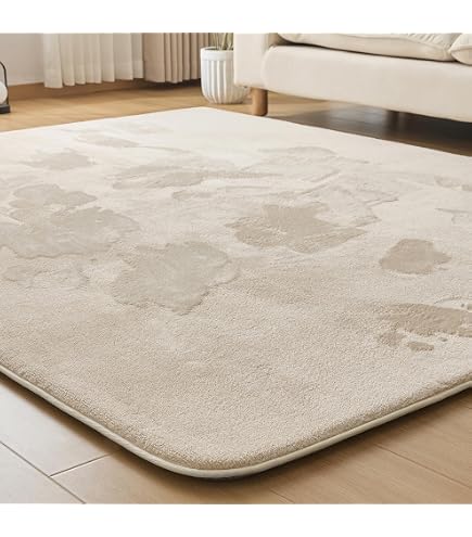 Amazon｜カーペット 200*220 ラグ マット 無地 絨毯 洗える 柔らかい 