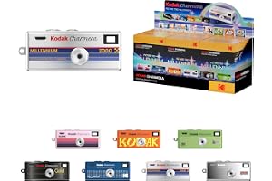 KODAK CHARMERA キーチェーン デジタルカメラブラインドボックス - ミレニアムシングルボックス (1個) - ミニカメラ、デジカメ、ビデオ録画、バッグチャーム、1.6メガピクセル、マイクロSDカードスロット