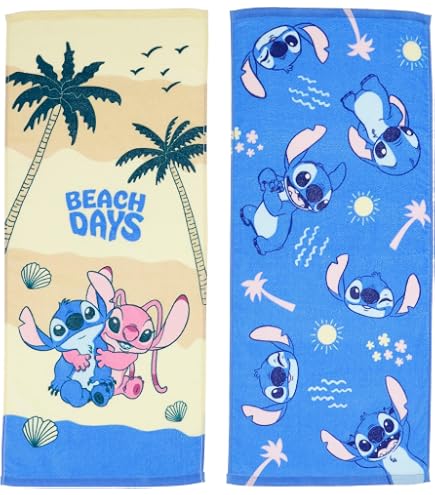 Amazon.co.jp: Disney Stitch ビーチタオル 子供 幼児 速乾 タオル