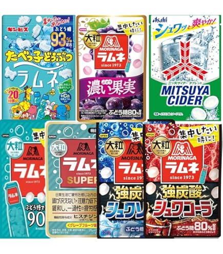 Amazon.co.jp: ラムネ 詰め合わせ アソート 【森永 大粒ラムネ