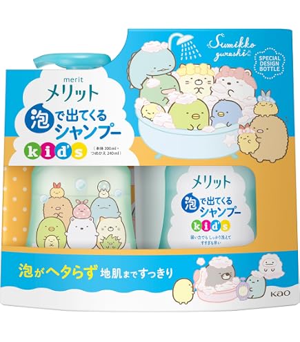 Amazon | メリット 泡で出てくるシャンプー キッズ ドラえもん 限定