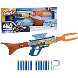 ハズブロ（Hasbro）ナーフ スター・ウォーズ／マンダロリアン・アンド・グローグー ブラスター、スコープ、バレル、ダーツストレージストック、ナーフエリートダーツ12本付属、子供向けおもちゃ＆ギフト、対象年齢8才以上 G3237 正規品