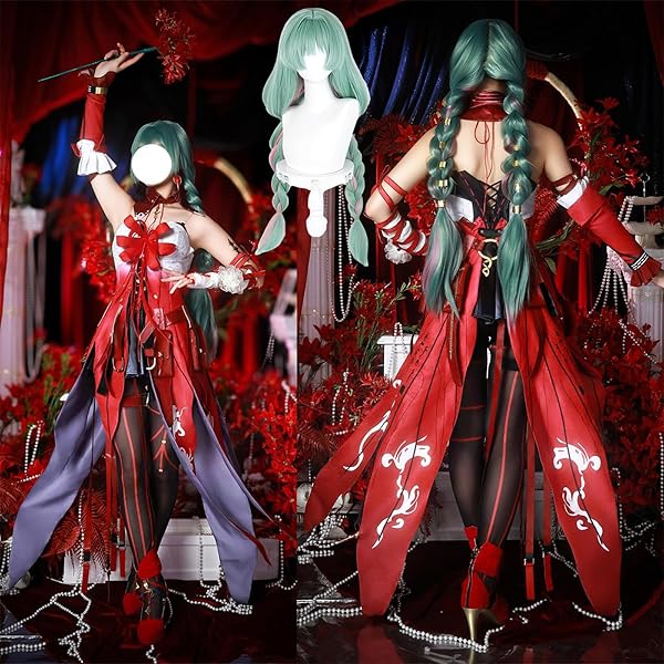 Amazon.co.jp: [ALGSSIO] 鳴潮 ユーノ コスプレ衣装+腿飾り+髪飾り