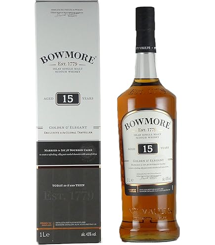 Amazon.co.jp: ボウモア 15年 シェリー カスク フィニッシュ 箱付き 43