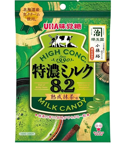 Amazon | 味覚糖 食品 特濃ミルク8.2 あずきミルク 93g×6袋 [機能性