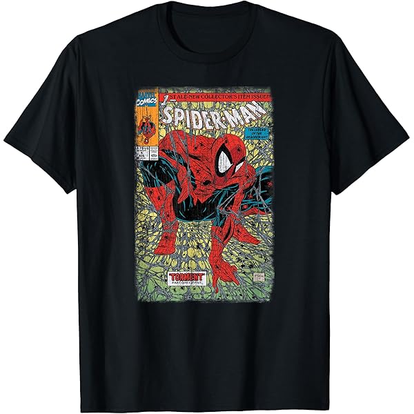 Amazon | マーベル アメイジング・スパイダーマン コミック Tシャツ T