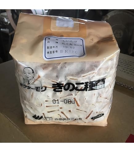 Amazon | しいたけ 種駒すその620号（棒型） 500個入り｜従来品種より